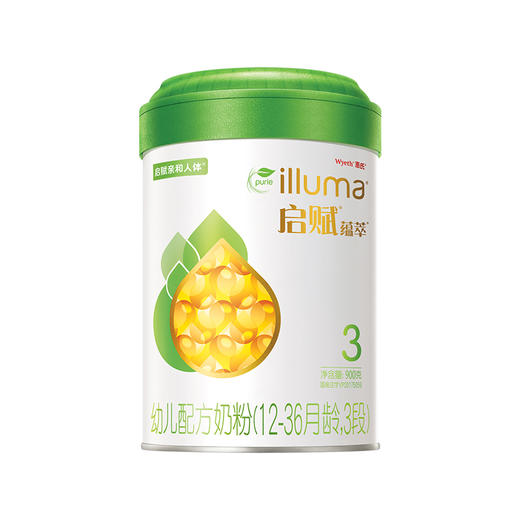 惠氏 启赋蕴萃 有机奶粉 900克   6罐装 商品图2