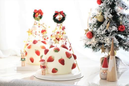 圣诞季【幸福圣诞树】|草莓戚风蛋糕（均配蜡烛），一个带着幸福物语的圣诞礼盒 商品图5