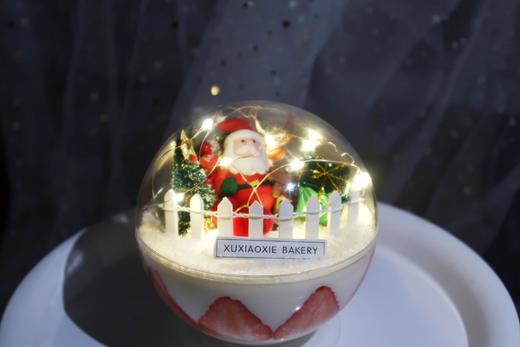 圣诞季【圣诞酸奶慕斯水晶球】|草莓酸奶慕斯蛋糕，满百起送。点亮你的童话梦 商品图4