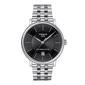 Tissot 天梭卡森系列钢带80机芯机械男表T122.407.11.051.00