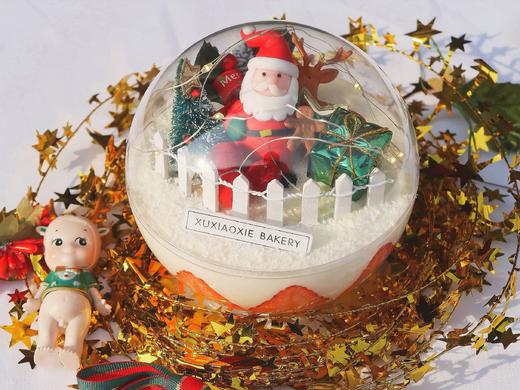 圣诞季【圣诞酸奶慕斯水晶球】|草莓酸奶慕斯蛋糕，满百起送。点亮你的童话梦 商品图2