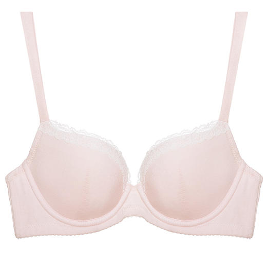 奶糖派大罩杯棉感薄款透气侧收上托豆蔻2件装大胸专属少女内衣 商品图1