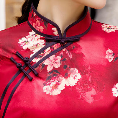 C 0223 2019新款香云纱旗袍 商品图1