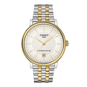 Tissot 天梭卡森系列钢带80机芯机械男表T122.407.22.031.00