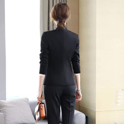 ZJ-8211秋冬新款长袖女士ol高档套装 商品图3