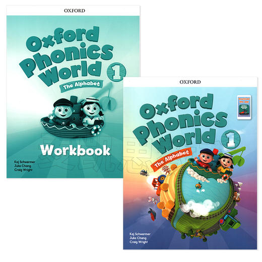 新版原版进口牛津少儿英语自然拼读oxford phonics world 1-2-3-4-5级 商品图3