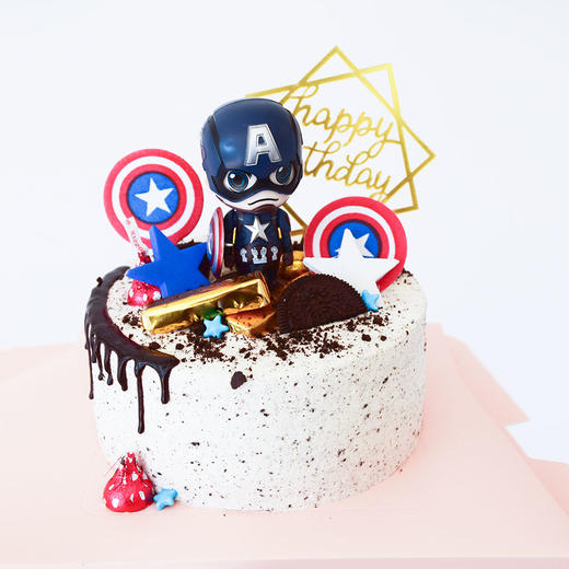 美国队长—奥利奥海盐裸蛋糕（原味蛋糕体） 商品图1