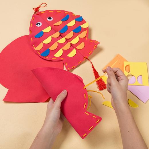 幼儿园课堂手工DIY吉庆有余EVA材料包 商品图5