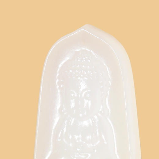和田玉（羊脂玉）挂件--宝宝佛玉牌 商品图2