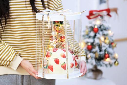 圣诞季【幸福圣诞树】|草莓戚风蛋糕（均配蜡烛），一个带着幸福物语的圣诞礼盒 商品图6