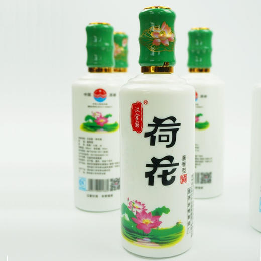 汉宫国五星一品荷花酒酱香型白酒（白瓶）53度500ml/1瓶/2瓶装 商品图3
