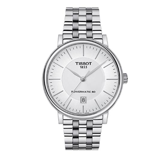 Tissot 天梭卡森系列钢带80机芯机械男表T122.407.11.031.00 商品图0