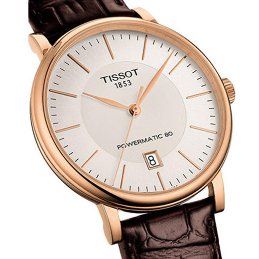 Tissot 天梭卡森系列皮带80机芯机械男表T122.407.36.031.00 商品图1