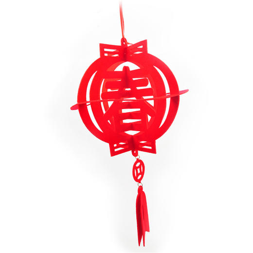 幼儿园课堂手工DIY创意手工不织布喜迎新春挂饰材料包 商品图3