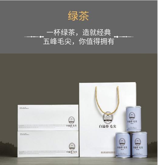 白溢春毛尖 雅品 绿茶192gx1条*20/箱 商品图0