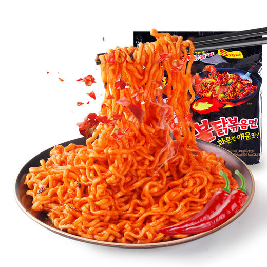 【5袋】三养超辣火鸡面140g*5袋 商品图0