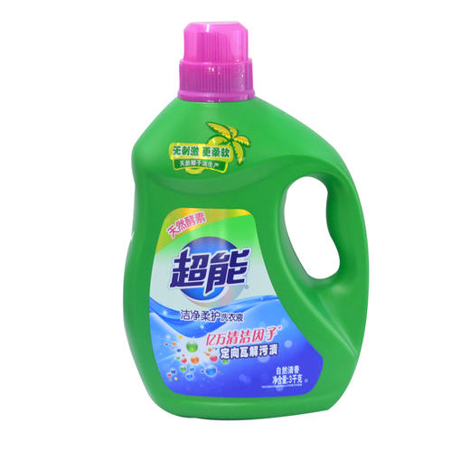 超能自然清香洁净柔护洗衣液3kg 商品图0