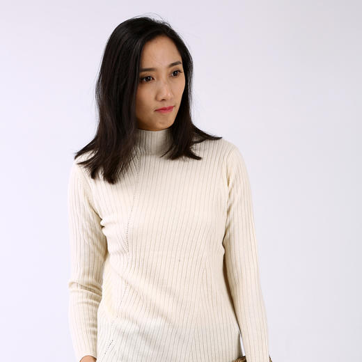 丁摩 羊毛斜纹开叉打底针织衫7906cn251DC149-WX217 商品图10