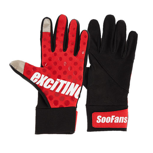 Soofans联名exciTING 吴曦同款足球训练运动手套冬季触屏保暖手套 商品图4