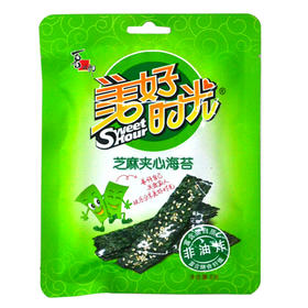喜之郎美好时光芝麻夹心海苔8g
