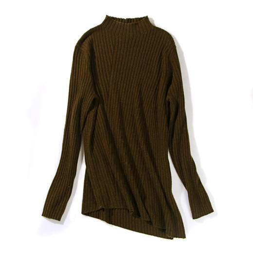 丁摩 羊毛斜纹开叉打底针织衫7906cn251DC149-WX217 商品图1