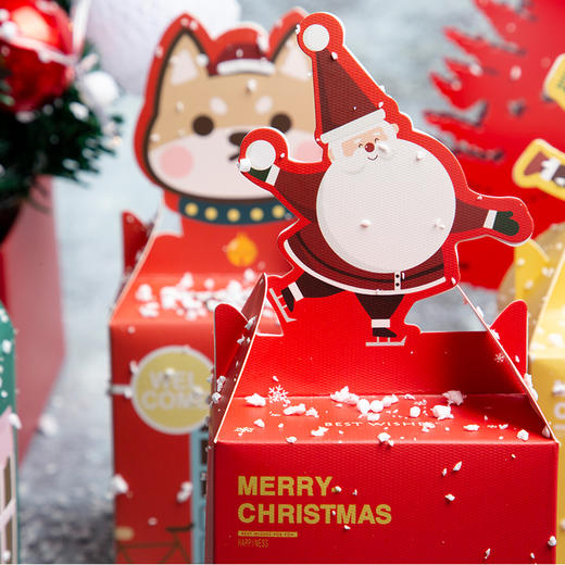 圣诞平安果创意礼盒装 陕西红富士 脆甜汁多 圆润饱满 果香诱人 4/8个装 商品图6