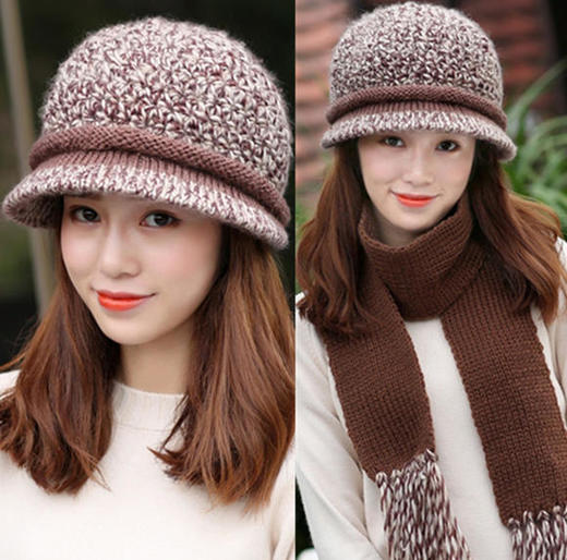 老年帽子女士针织毛线帽加厚保暖渔夫盆帽 - 锦秀阁(绾绣坊)原创女装