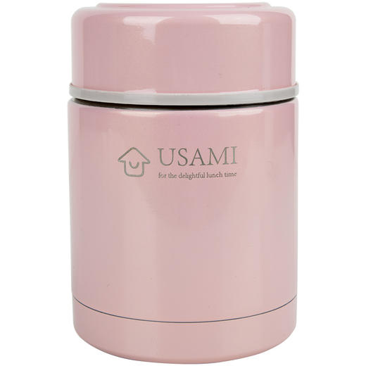 日本 USAMI乌萨咪 家用焖烧杯便携学生便当保温桶不锈钢饭盒焖烧罐 商品图5