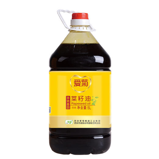 爱菊 食用油 四级 菜籽油 5L 商品图3
