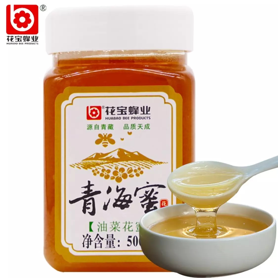 【社区团购】花宝油菜蜜 500g/瓶