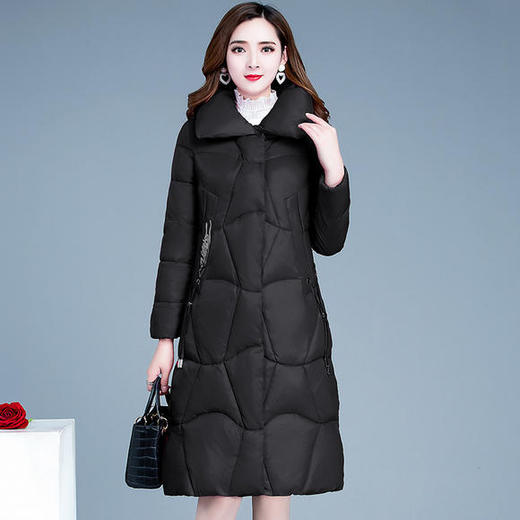 WH-KED-93A106秋冬新款韩版时尚优雅羽绒棉服 商品图2
