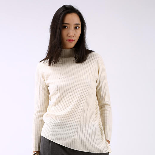 丁摩 羊毛斜纹开叉打底针织衫7906cn251DC149-WX217 商品图11