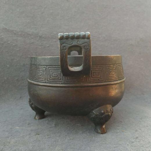 朝冠耳铜香炉 商品图0