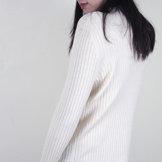 丁摩 羊毛斜纹开叉打底针织衫7906cn251DC149-WX217 商品图14