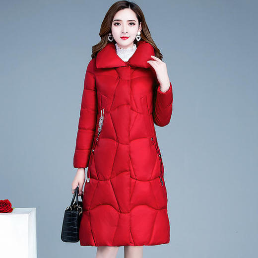 WH-KED-93A106秋冬新款韩版时尚优雅羽绒棉服 商品图1