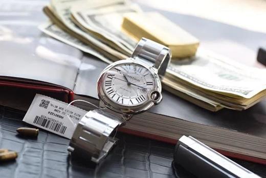 V6卡地亚蓝气球男士机械表42气球，装载1847自动机械机芯，鱼眼状蓝宝石镜面，42mm直径 商品图13