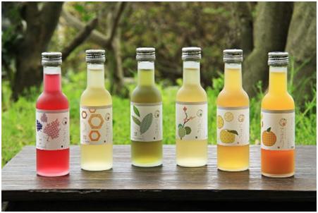 【大和抚子的骄傲】高颜值多口味 日本产和歌山县纪州梅酒六种口味180ml 商品图1