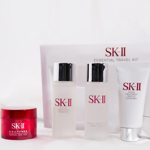 SK-II/sk-ii/sk2 中样四件套 清莹露神仙水洗面奶大红瓶面霜【CDF】 商品图3