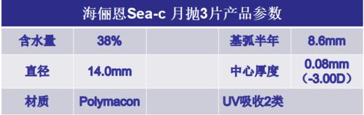 海俪恩 SEA-C   月抛  透明片    3片装 商品图1