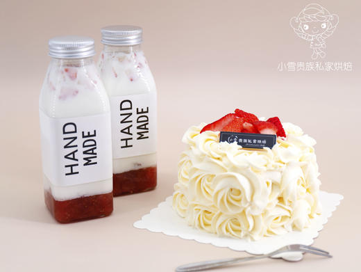 草莓牛乳（用的唯品牛乳，一定要摇匀吸管喝） 商品图6
