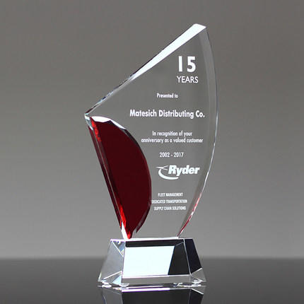 水晶奖杯帆船奖杯比赛纪念留念奖杯个性团队奖牌 商品图2