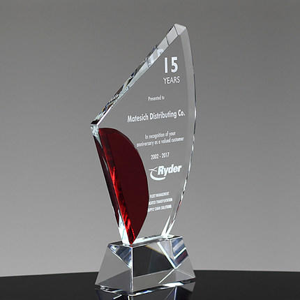 水晶奖杯帆船奖杯比赛纪念留念奖杯个性团队奖牌 商品图4