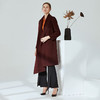  EITIE爱特爱春季新款时尚围脖修身羊毛呢大衣中长款6014716 商品缩略图1