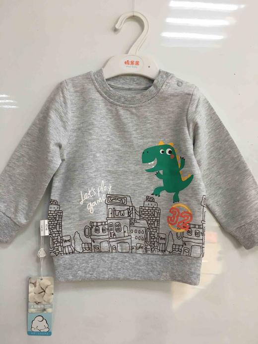 棉果果春秋季男童小毛圈套头T恤卫衣M112180220107 商品图2