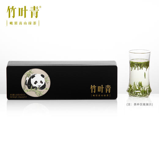 竹叶青茶叶峨眉高山绿茶特级（静心）熊猫款礼盒228g 商品图0