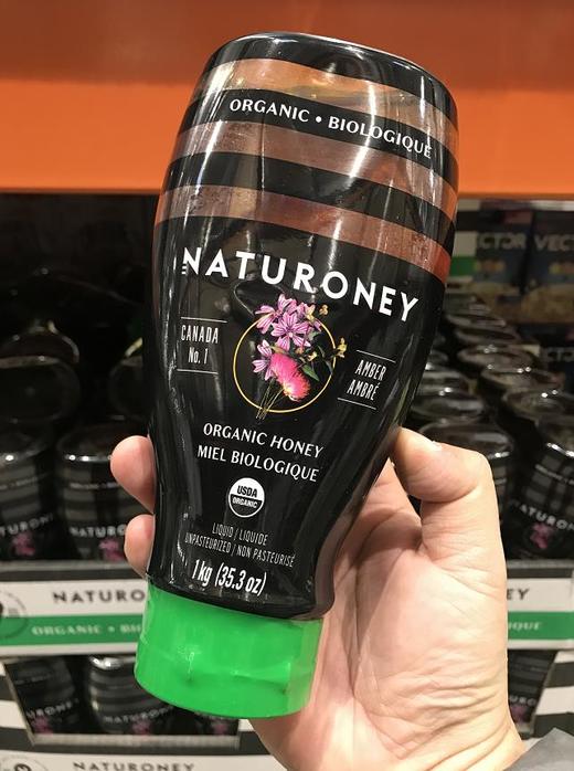 Naturoney纯天然有机琥珀蜜（野花蜂蜜） 1公斤/瓶 温哥华直邮 商品图1