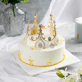 【女王皇冠】淡奶油  新鲜水果  送女士生日蛋糕  