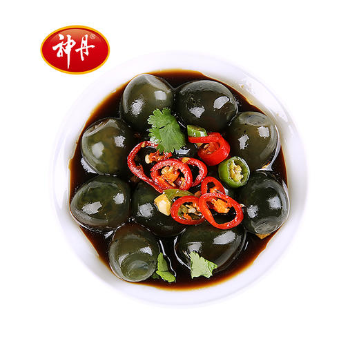 【神丹】湖北特产 无铅工艺 鹌鹑皮蛋 12枚 84g 2盒 商品图0