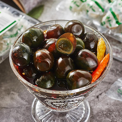 【神丹】湖北特产 无铅工艺 鹌鹑皮蛋 12枚 84g 2盒 商品图3