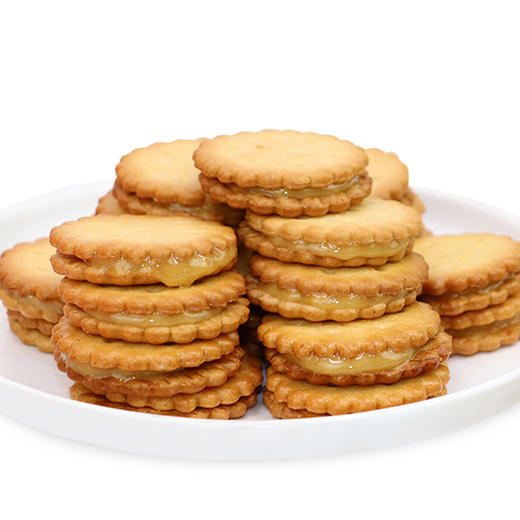 散装咸蛋黄麦芽饼早餐好搭配好饼干好美味500g